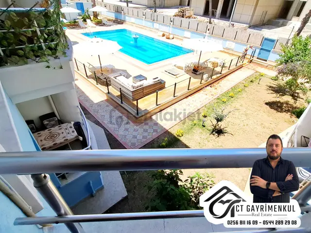 Didim'de Satılık 2+1 Orta Kat Ön Cephe Havuzlu Fırsat Daire ! 2