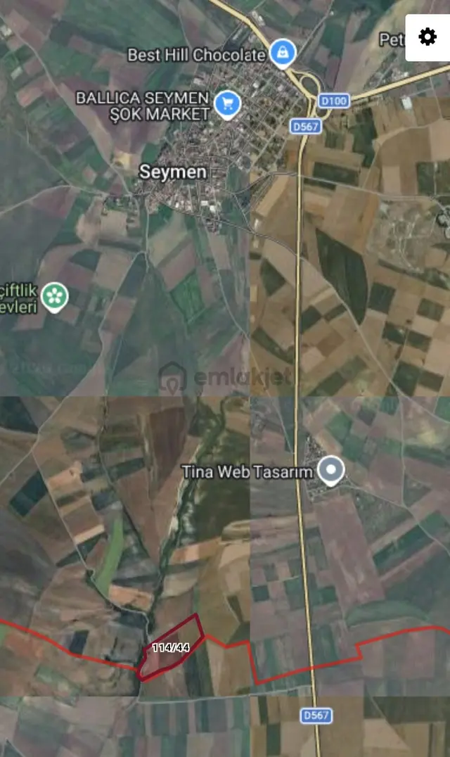 Çorlu Seymen'de Satılık Yatırımlık Tarla Hissesi 3