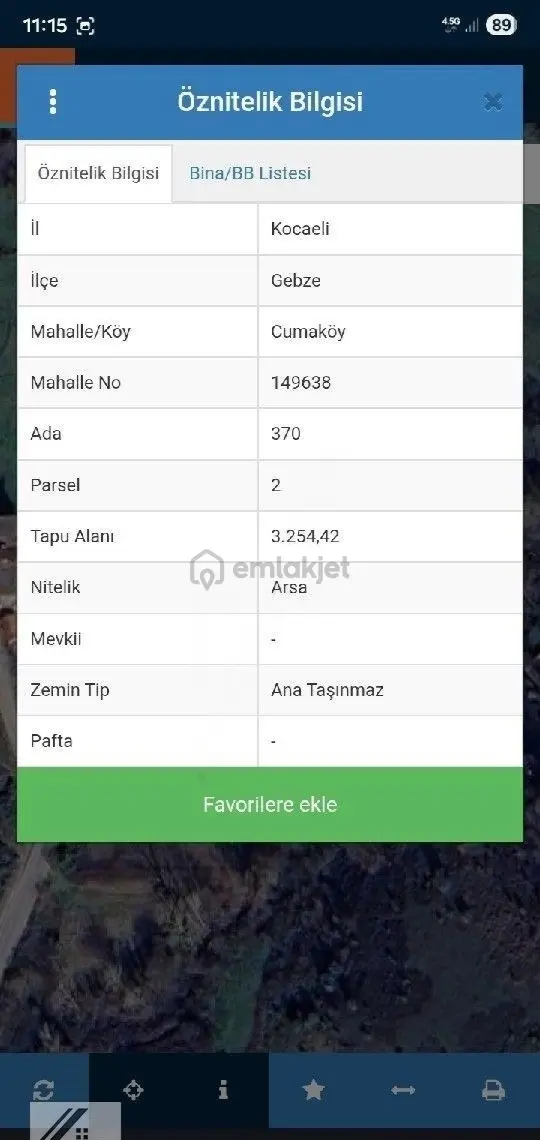 Gebze Cumaköyde Anayol Kenarı 370m2konut 3