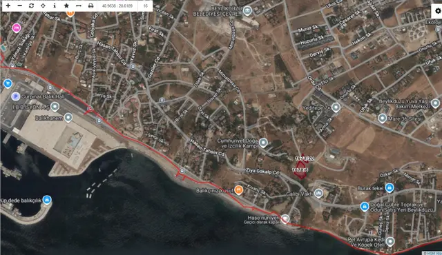 Gürpınar Balık Hali Üstü Her İşe Uygun Kiralık Dev Arsa 3410m2 4