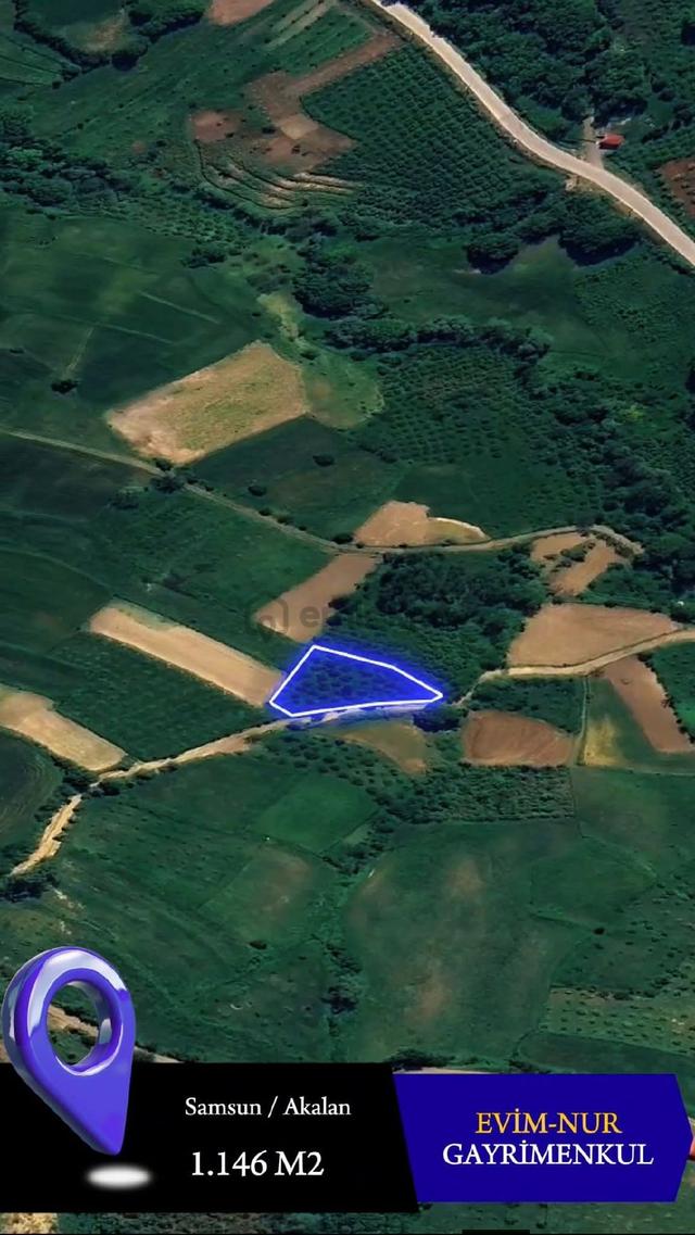Evim-nur'dan Akalan Mh 1174m2 Köy İçinde Yol Kenarı Fırsat Tarla 4