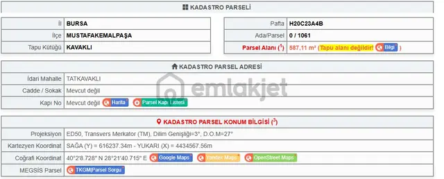 Tatkavaklı'da Kısmen Yerleşik Konut Alanında Satılık Arsa Tatkavaklı'da Kısmen Yerleşik Konut Alanında Satılık Arsa