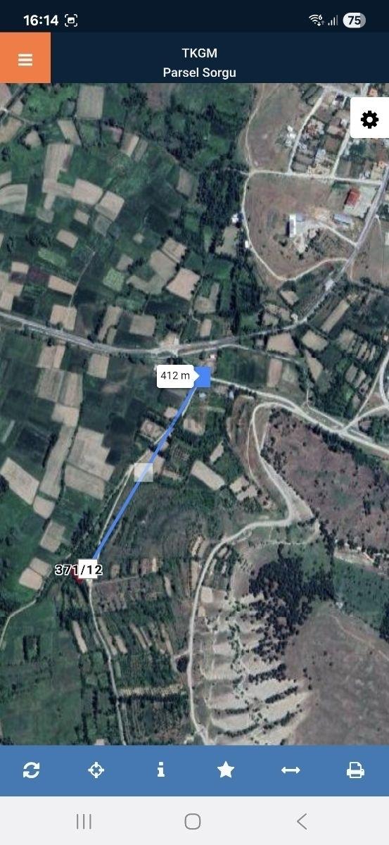 İnlicede 555m2 Bahçe Akar Çeşme Mescit Yanı Köye Yakın Mesafede 5