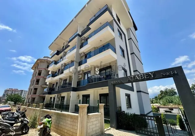 Alanya Mahmutlar'd Satlık 1+1 Bahçe Daire