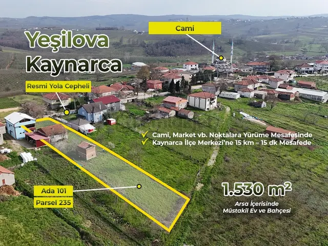 Ak Emlak'dan 1.530 M2 Arsa İçinde Tek Katlı Betonarme Ev Ve Ahır 3