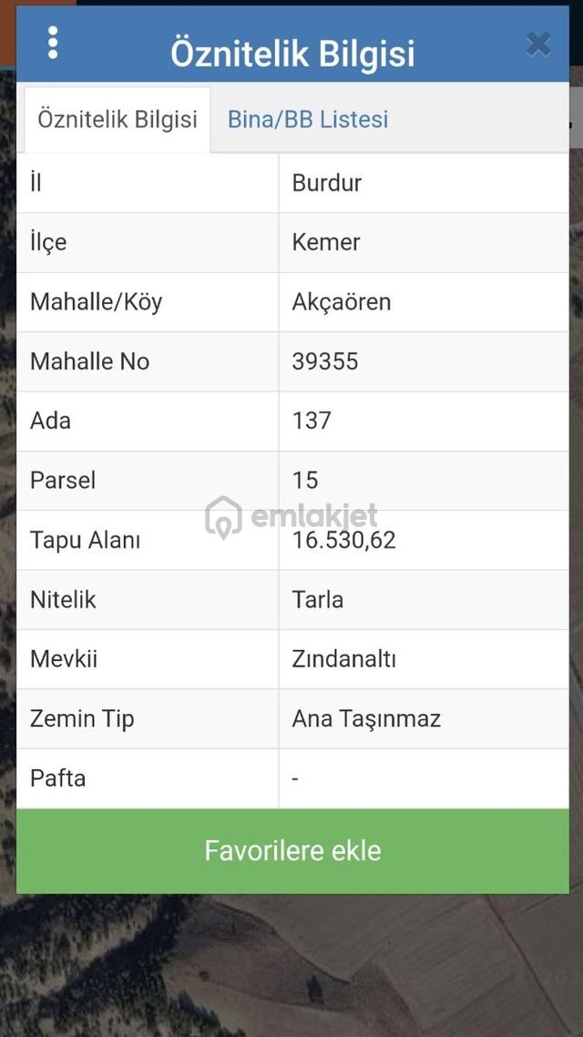 Kemer Akçaören Köyünde Antalya Burdur Asfalt Yoluna İkinci Parse 4