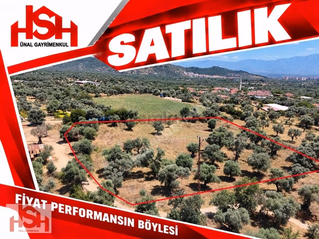 Mursallı'da Ödemişe ''4 Km'' Tabak Gibi Arsa. 1