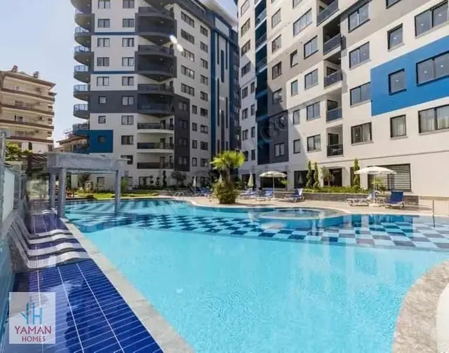 Alanya Merkezde Ful Konsept Site İçi Kiralık Eşyalı 2+1 Daire 1