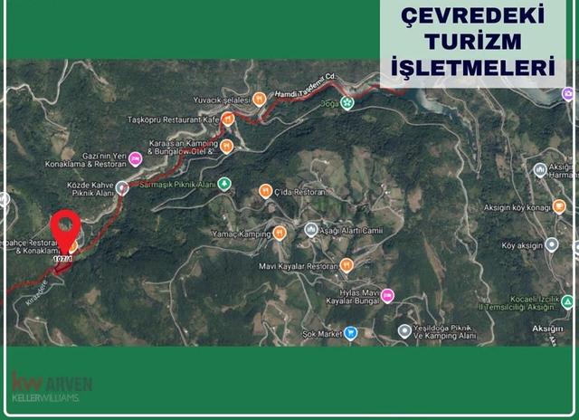 Akarsuya 200 Metre, Asfalt Yola 165 Metre Cepheli Emsalsiz Arsa 5