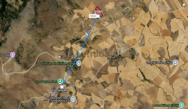 Çubuk Gümüşyayla, Tek Tapu 14.000 M2, Yatırımlık Manzaralı Tarla 2
