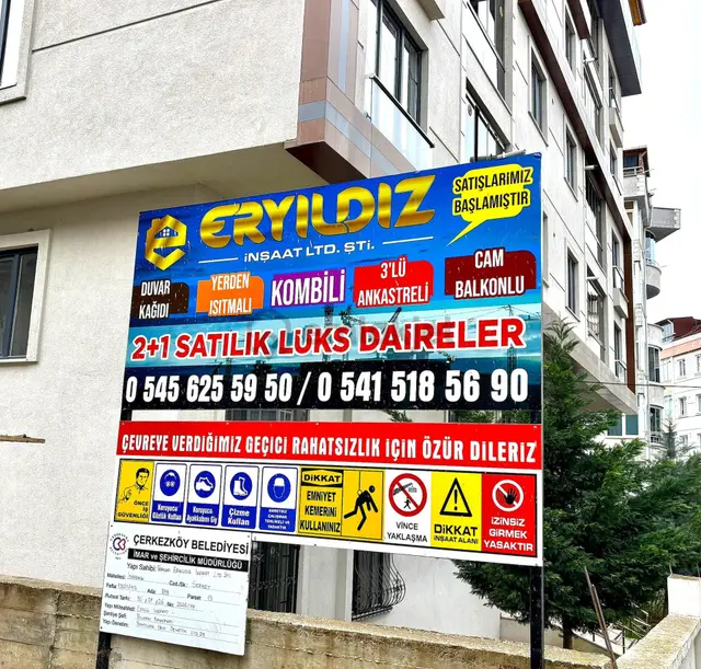 **eryıldız İnşaat'tan**acill Şehir Merkezinde Son 1 Dairemiz! 135m2 Ultra Lüx 3+1 2