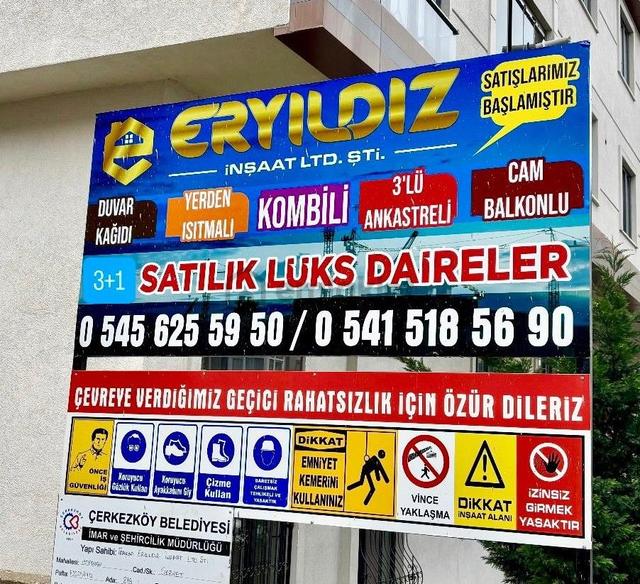 **eryıldız İnşaat**kendi Mülkümüz!**merkezi Konumda Fuul+fuul Ultra Lüks 3+1'ler 2