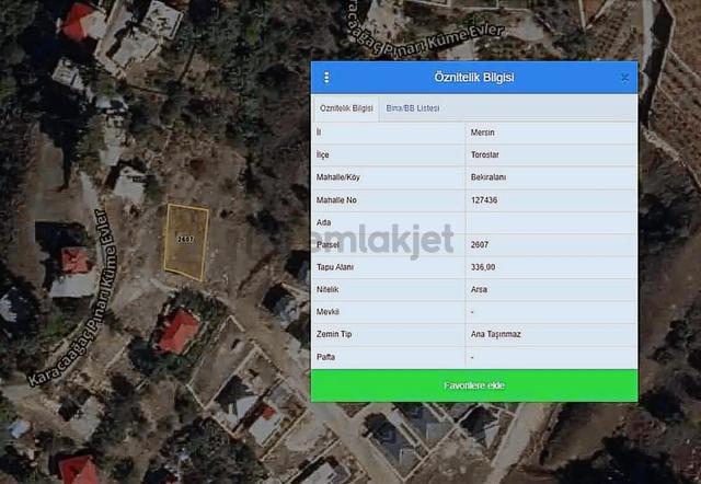 Remax Toros'tan Bekiralanı'nda Manzaralı Yaylalık Arsa 4