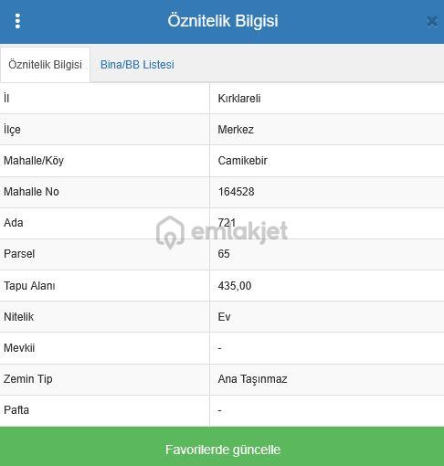 Kırklareli Merkez Demirtaş Mah Tek Tapu 435 M² Konut İmarlı Arsa 4