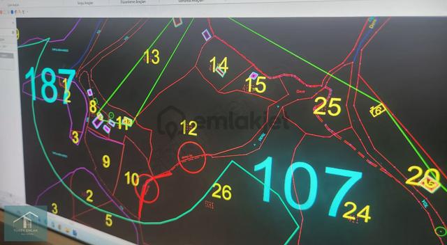 Türev Emlaktan Fethiye Çengerde Satılık Köyiçi İmarlı Arazi 5