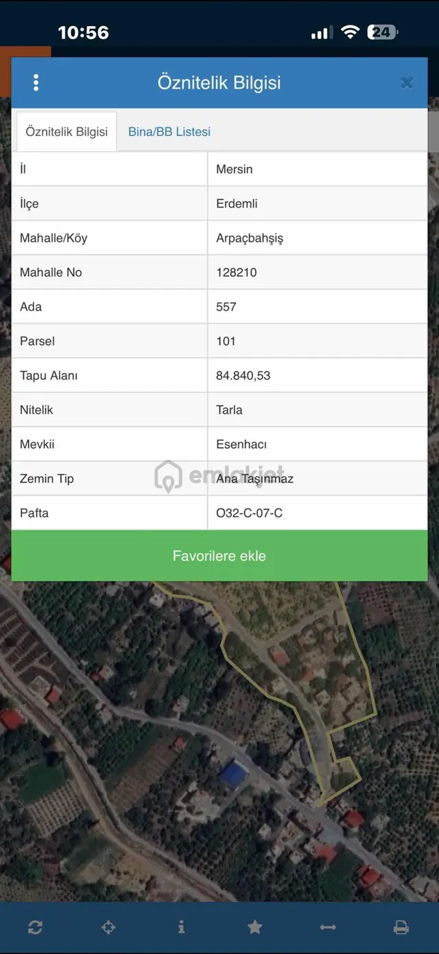 |ctn| Mersin Erdemli Arpaçbahşiş'de 1800m2 Kaçmaz Fırsat Tarla 2