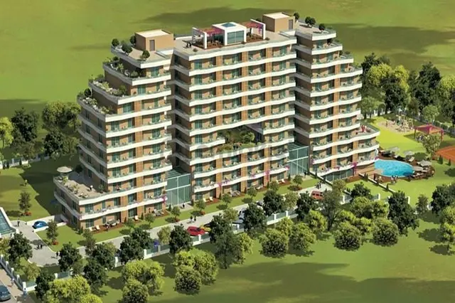 Green Life Sitesi'nde 1+1 Eşyalı Kiralık Daire 1
