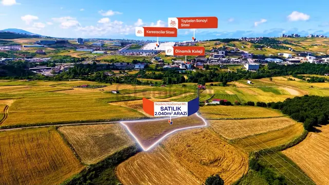 Kadamut 2039 M2 İmar Planında Yola Cephe Satılık Tarla 5