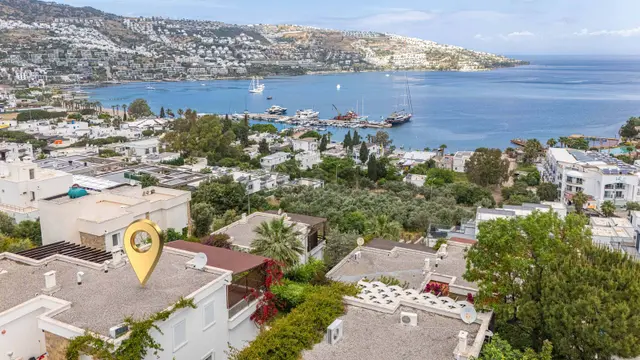 Gündoğan Sahilde Muhteşem Deniz Manzaralı Villa 1