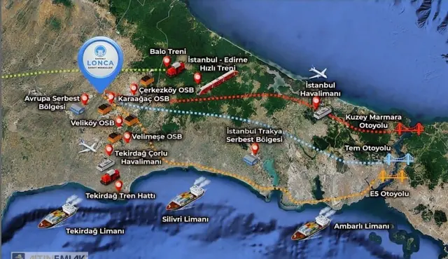 Lonca San Sitesinde A Blok Ta Satılık 508 M2 2