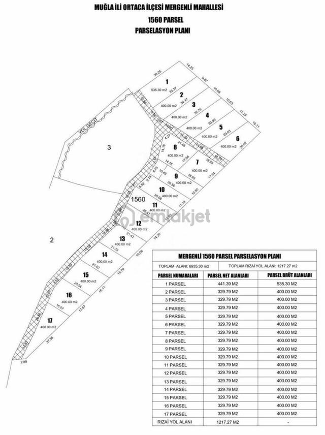Sivas Ozan Emlak'tan Mengerli'de Satılık 800 M² Zeytinlik 4
