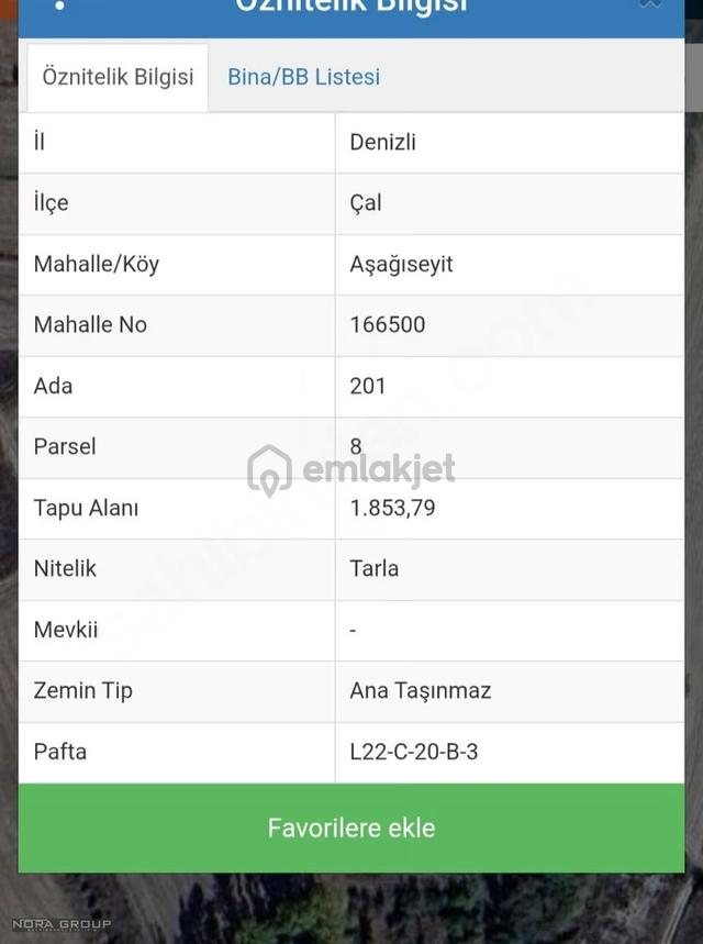Noradan Aşağıseyit Te Satılık Tarla 5
