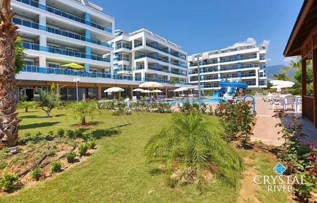 Oba Crystal Rıver Resıdence'da Full Eşyalı 1+1 | Aidat Dahil 3