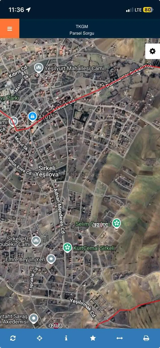 Pursaklar Sirkeli Yeşilova Tek Tapu Villa Arsası 3