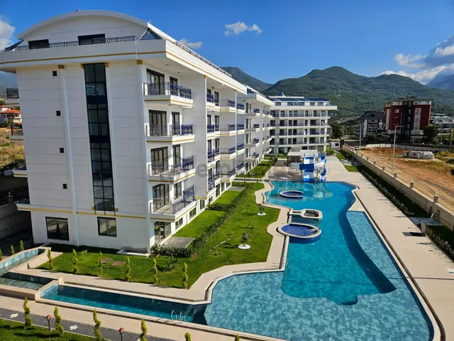 Alanya Obada Lüks Eşyalı Merkezi Konum 1+1 Satılık Daire 1
