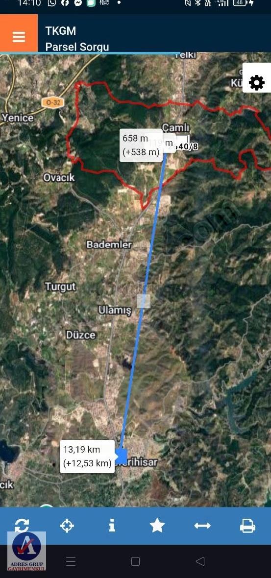 Güzelbahçe Çamlı Köyünde 330 M2 Satılık İmarlı Arsa 5