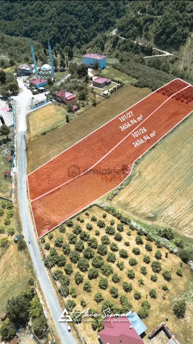 Köy Yerleşik Alanda Ev Yapımına Uygun Ayrı Ayrı Satılık Tarlalar 3