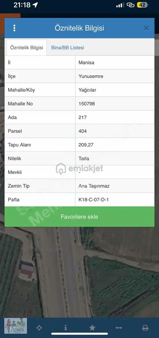 Manisa Yunusemre Kampüs Yolu Üzerinde Kiralık Tarla 2
