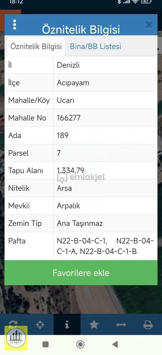 Denizli Acıpayam Ucarı Satılık Arsa 3
