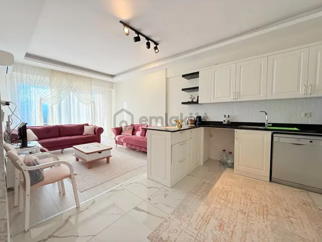 Han Emlak'tan Tömükte S.içi Havuzlu Lüks Eşyalı Satılık 1+1 2