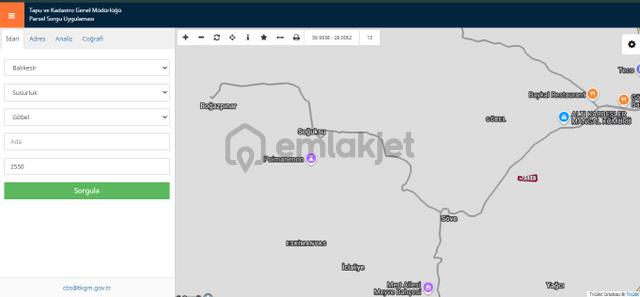 Balıkesir-susurluk Göbel'de 63 Dönüm Satılık Fırsat Arazi 4