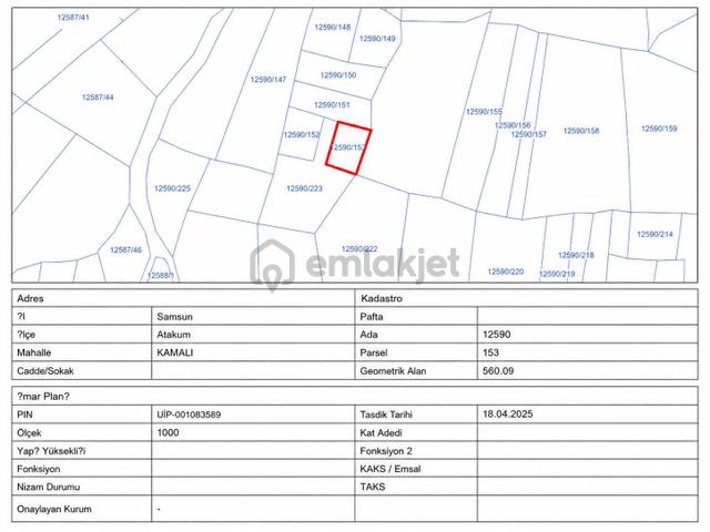 Remax Serhat/kamalı/tek Tapu/satılık Arsa 3