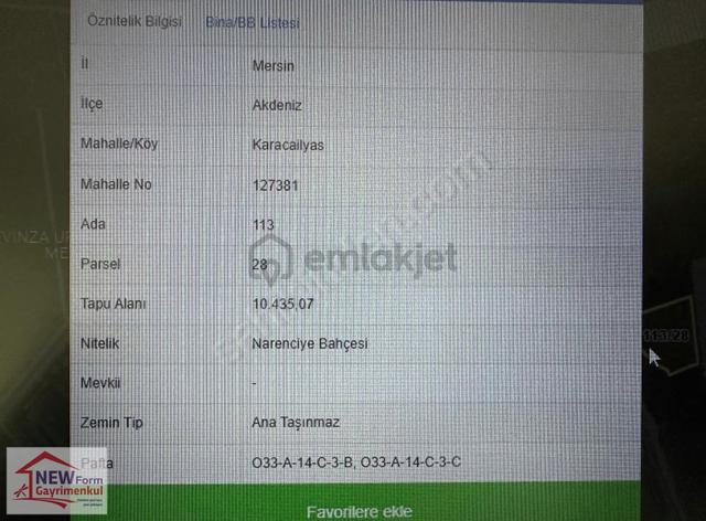 New Form Dan Karacailyas 'da Kiralık 10.500m2 Tarla 4