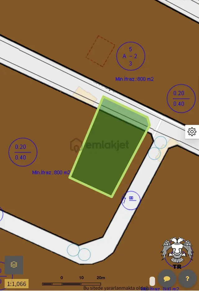 Meramlı-dan 1140 M2 3 Villalık Arsa 2