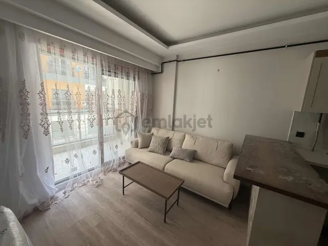 Seyrek'te Kiralık Sıfır 1+1 Daire | Havuz Cepheli | Klimalı | 2