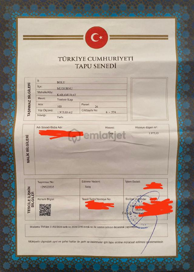 Sahibinden Bolu Mudurnu Da Satılık Ana Cadde Üzeri 1