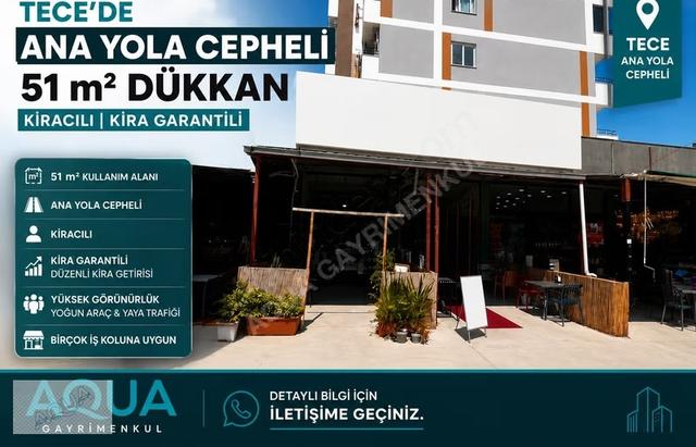 Mezitli Tece'de Ana Yola Cepheli Satılık Dükkan | Fırsat 1