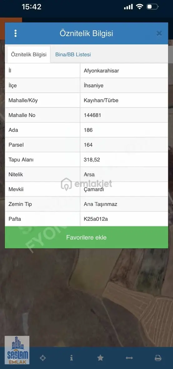 Sağlam Emlaktan İhsaniye Kayıhanda Satılık Fırsat Arsa 3