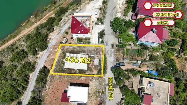 Mersin Erdemli Esenpınar Mah. Gölet Manzaralı 436 M2 1