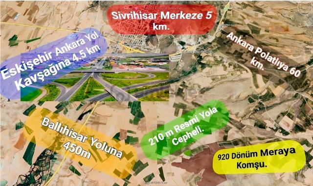 920 Dönüm Meraya Komşu Bölgenin En Hesaplı Tarlası 5