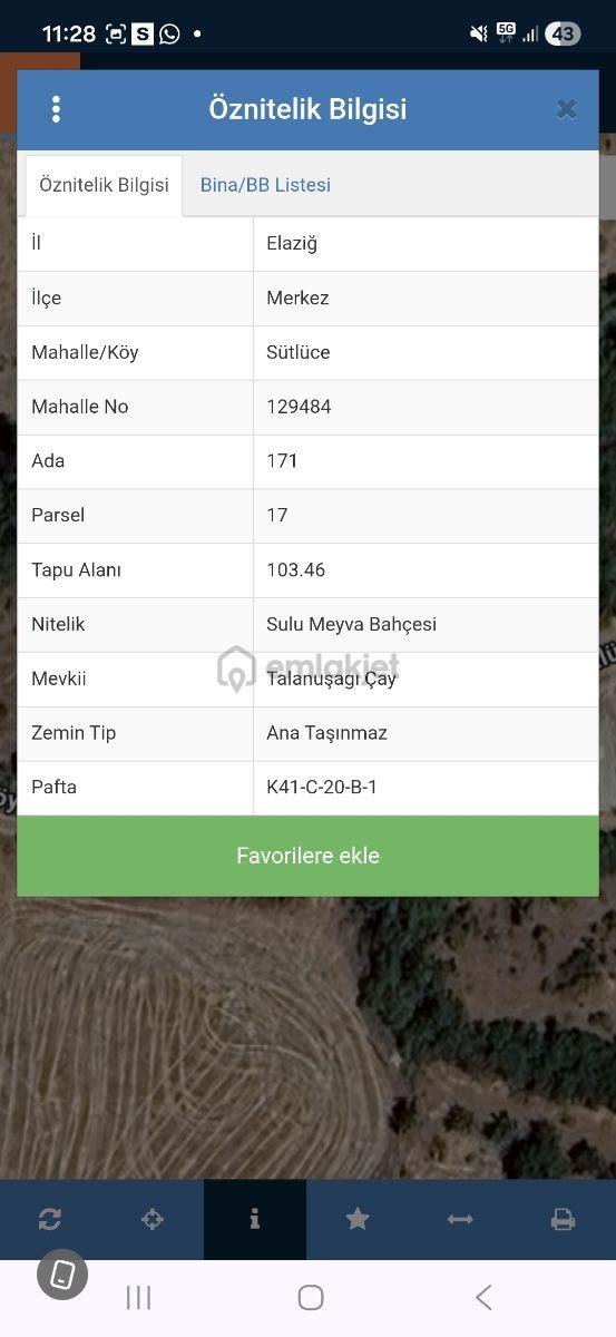 Sütlüce 690 M² Resmi Yol Elektrik Su Yanında Süper Hobi Bahçelik 4