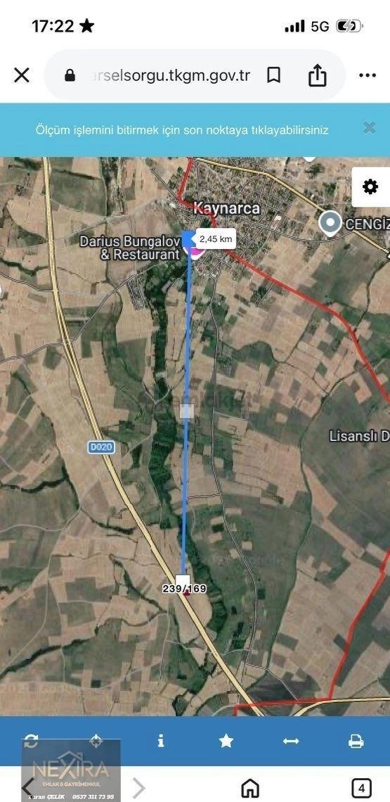 Kırklarelı Pınarhısar Kaynarca Akarlar’da Satılık Hısselı Tarla 3