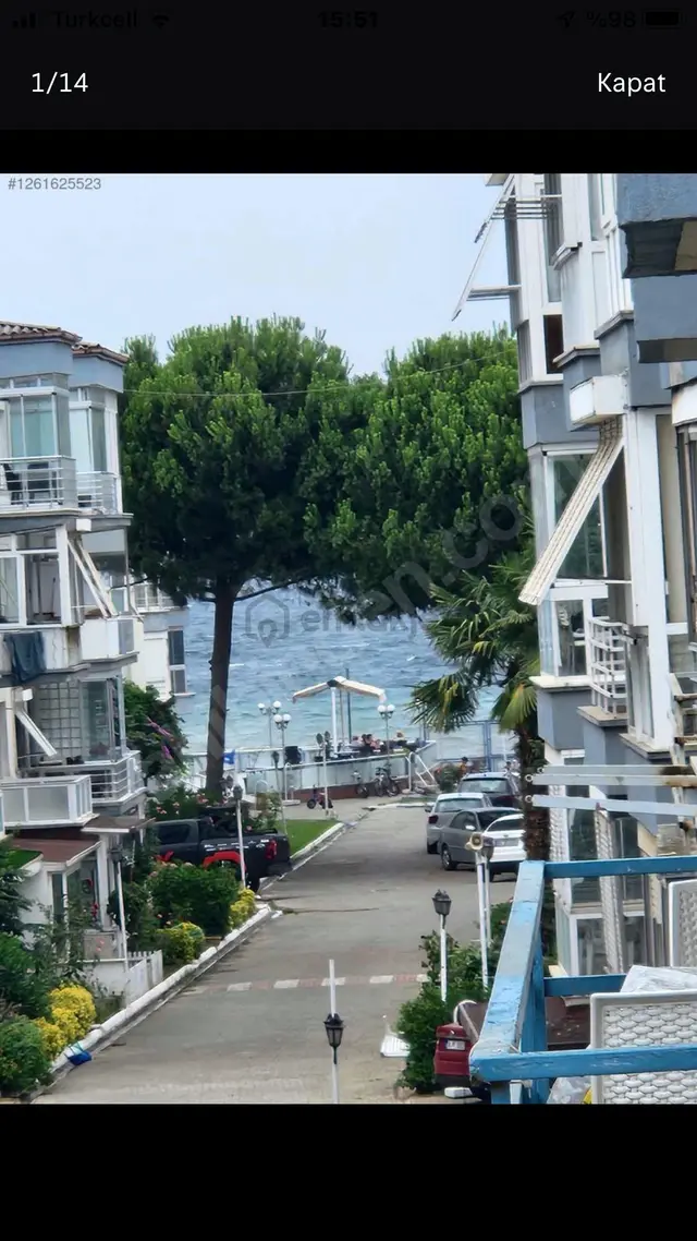Yalova Merkezde Denize Sıfır Sitede Güvenlikli Ful Eşyalı Kiralık Daire 1