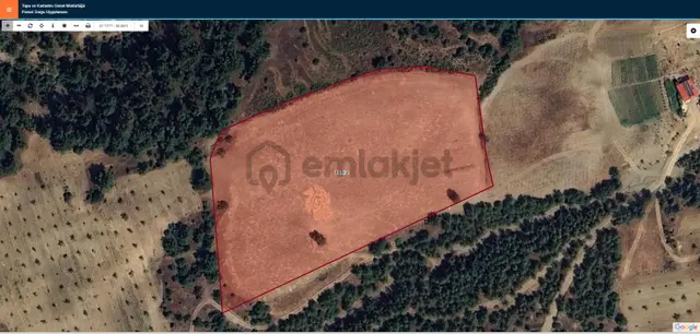Yeni Rota'dan Ilıca Çakırdere'de 18.5 Dönüm Satılık Tarla 1