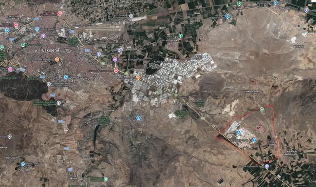 Odunpazarı İmişehir Mahallesi'nde 50.966 M² Satılık Tarla 2