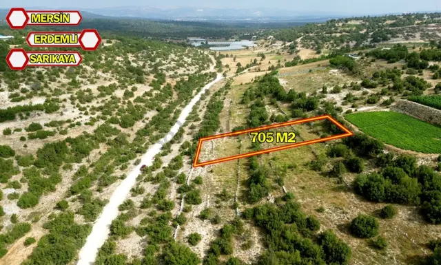 Erdemli Sarıkaya 705 M2 Doğayla İç İçe Satılık Arsa 3